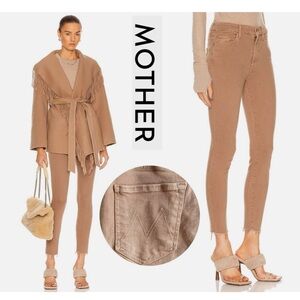 High Waisted Looker Ankle Fray Second Chance Beaver Fur